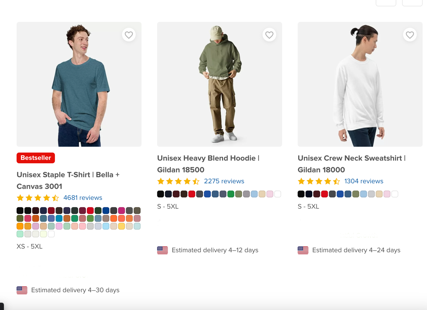 etsy print on demand setup by undisputed brandworks product selection