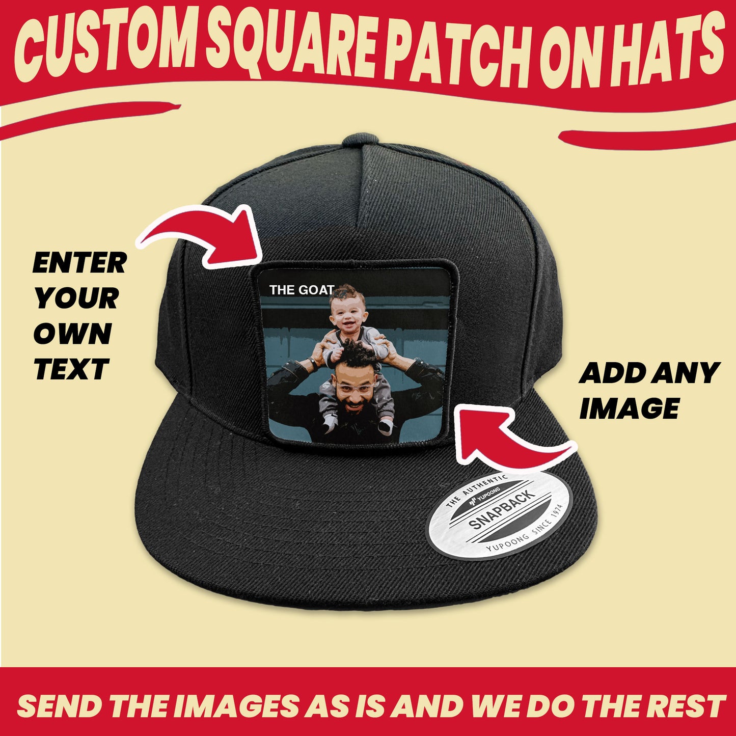 Custom Patch Adjustable Snapback Hats