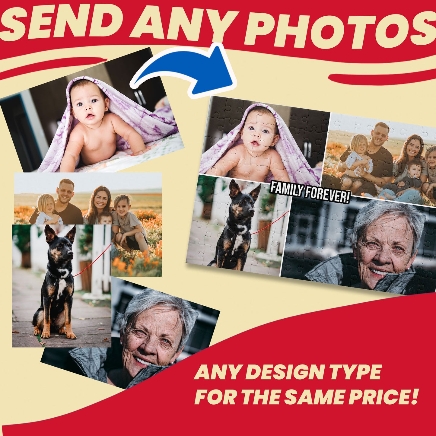Custom Puzzles with Your Photo or Design
