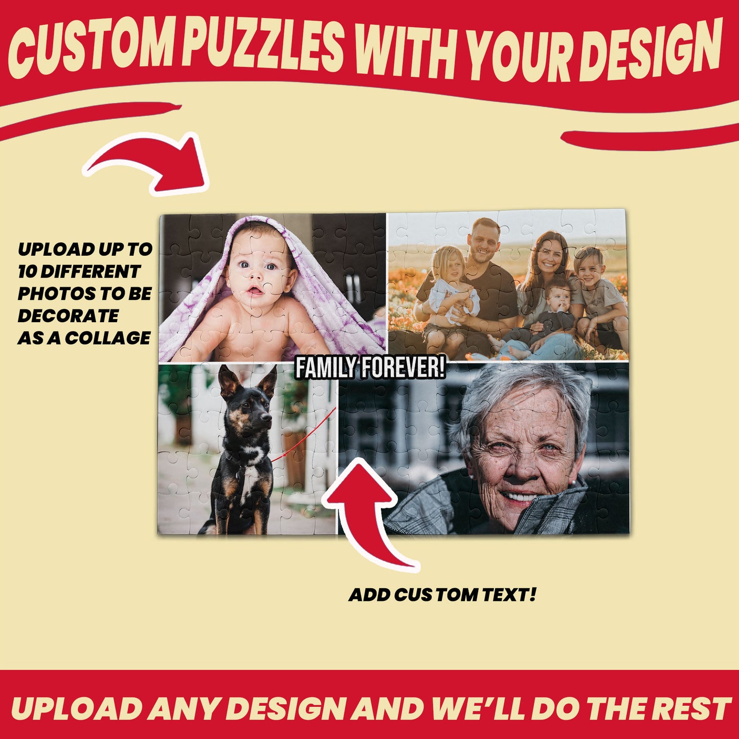 Custom Puzzles with Your Photo or Design