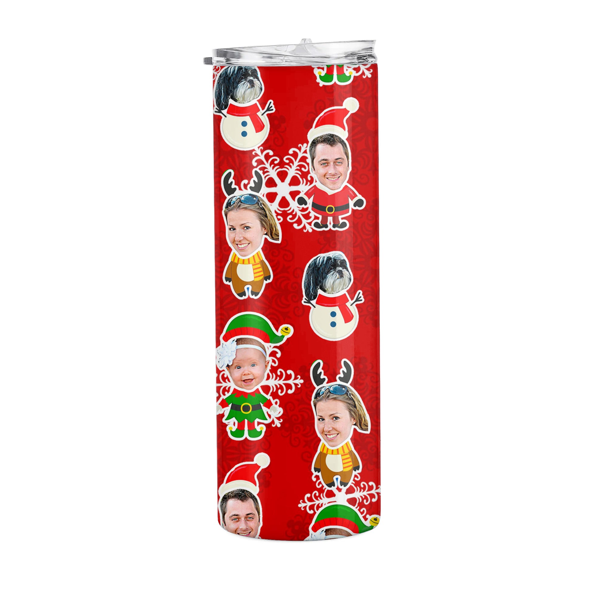 custom christmas holiday gift tumbler