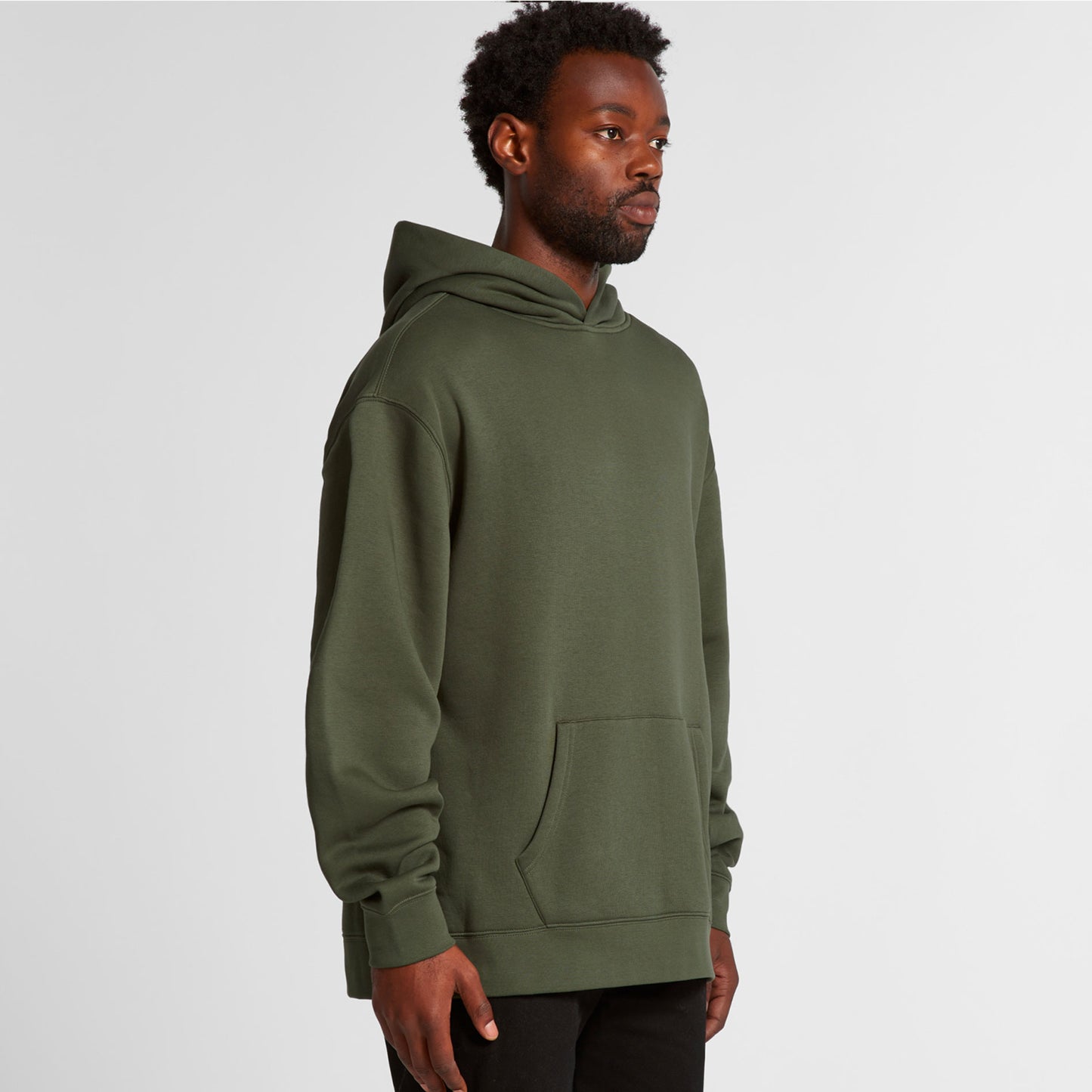 custom printed hoodies in los angeles premium luxury as colour model side