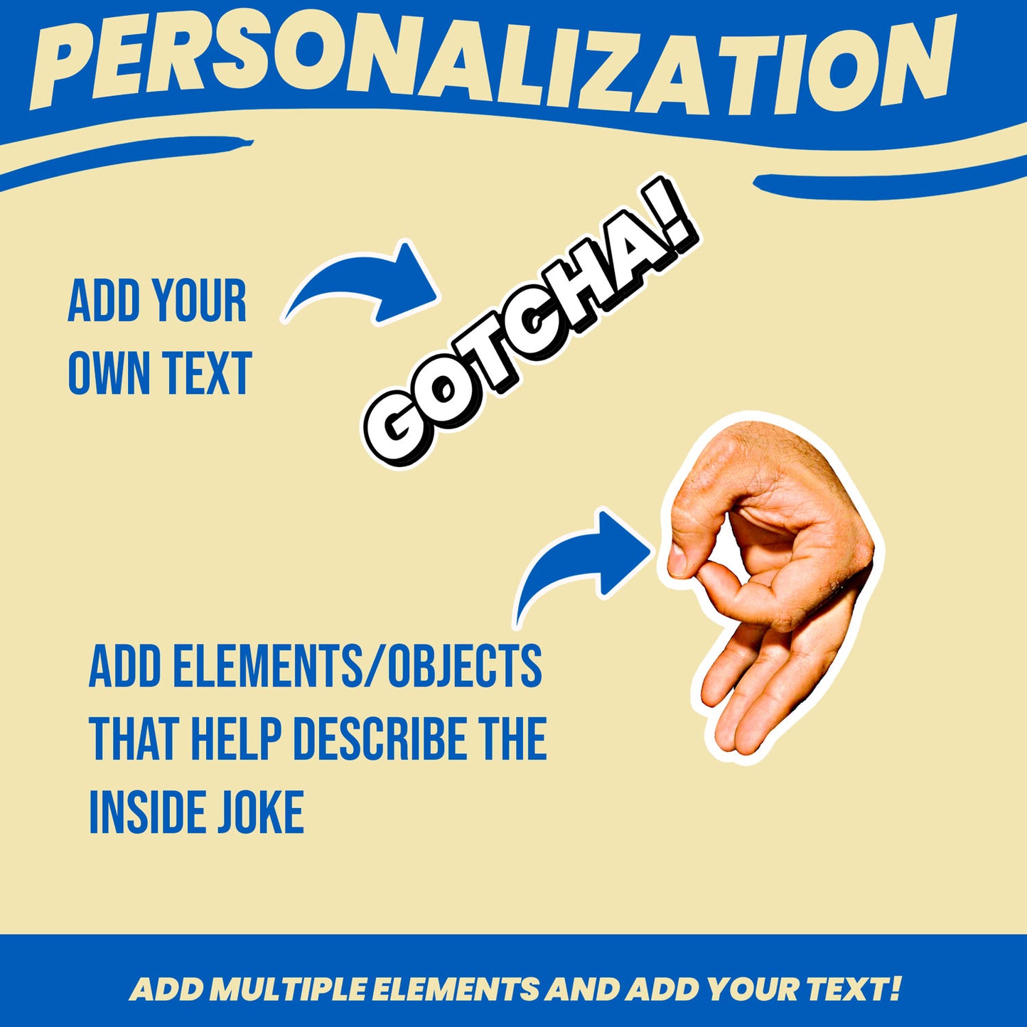 inside joke gift socks personalized with objects and text customization image