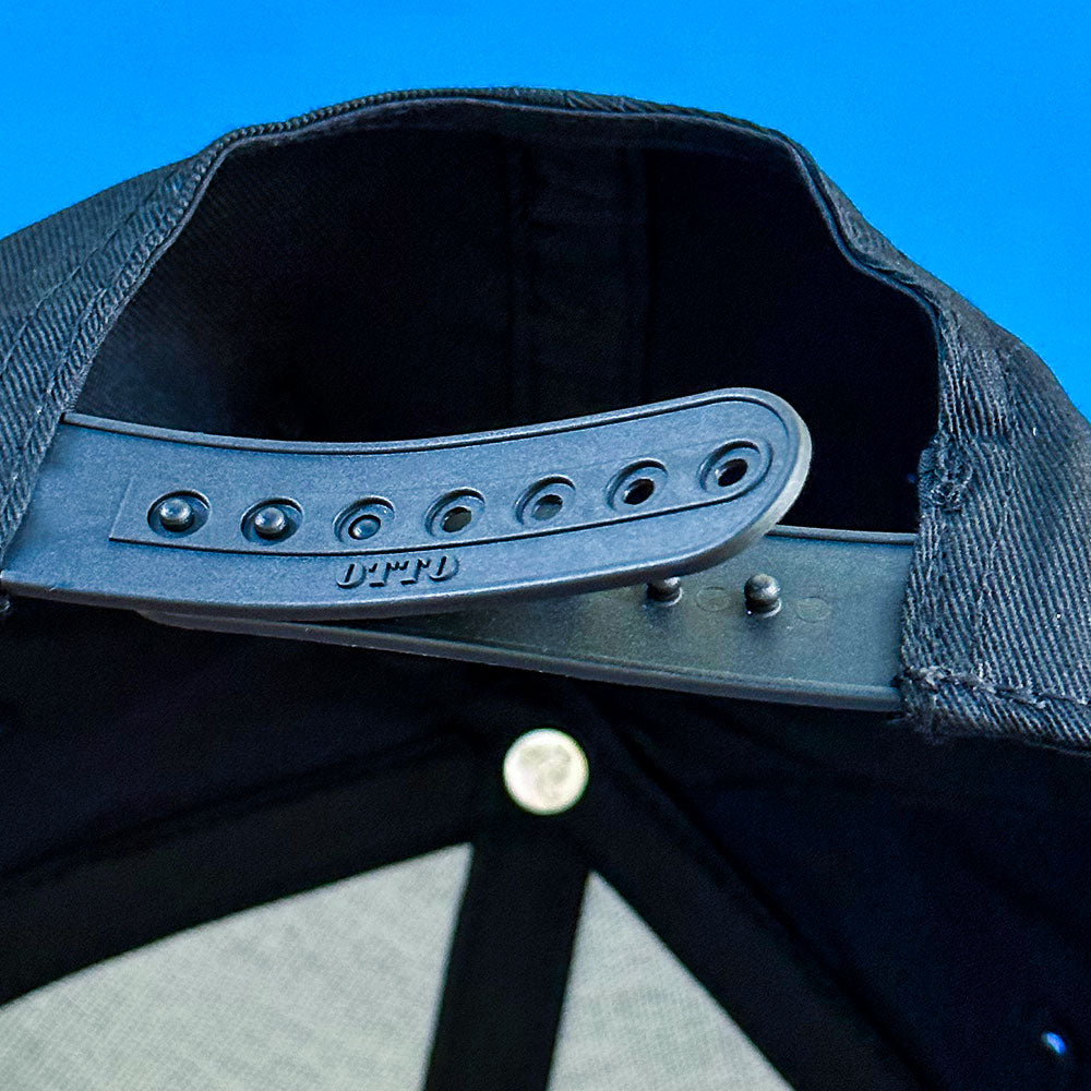 unique gift idea hats with your photo and text adjustable back