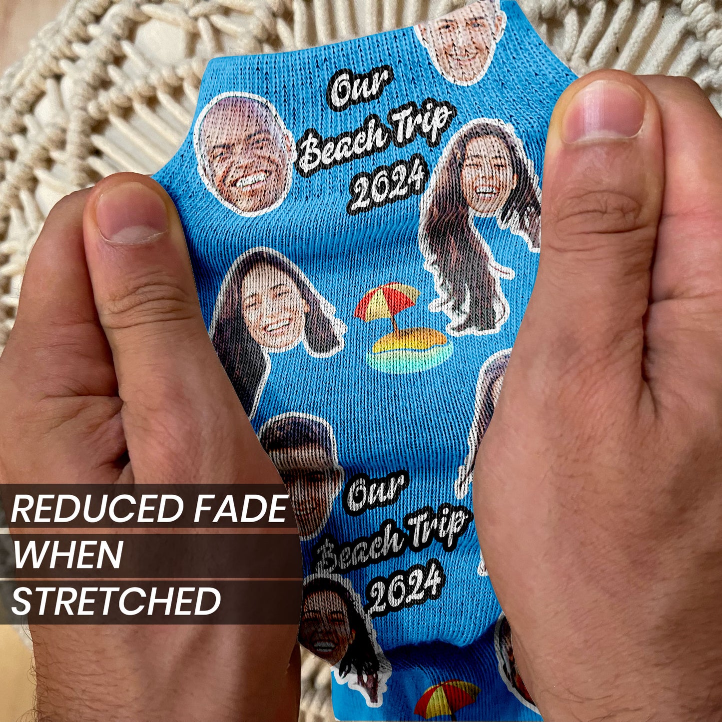 personalized gift for trip lovers stretched to show quality