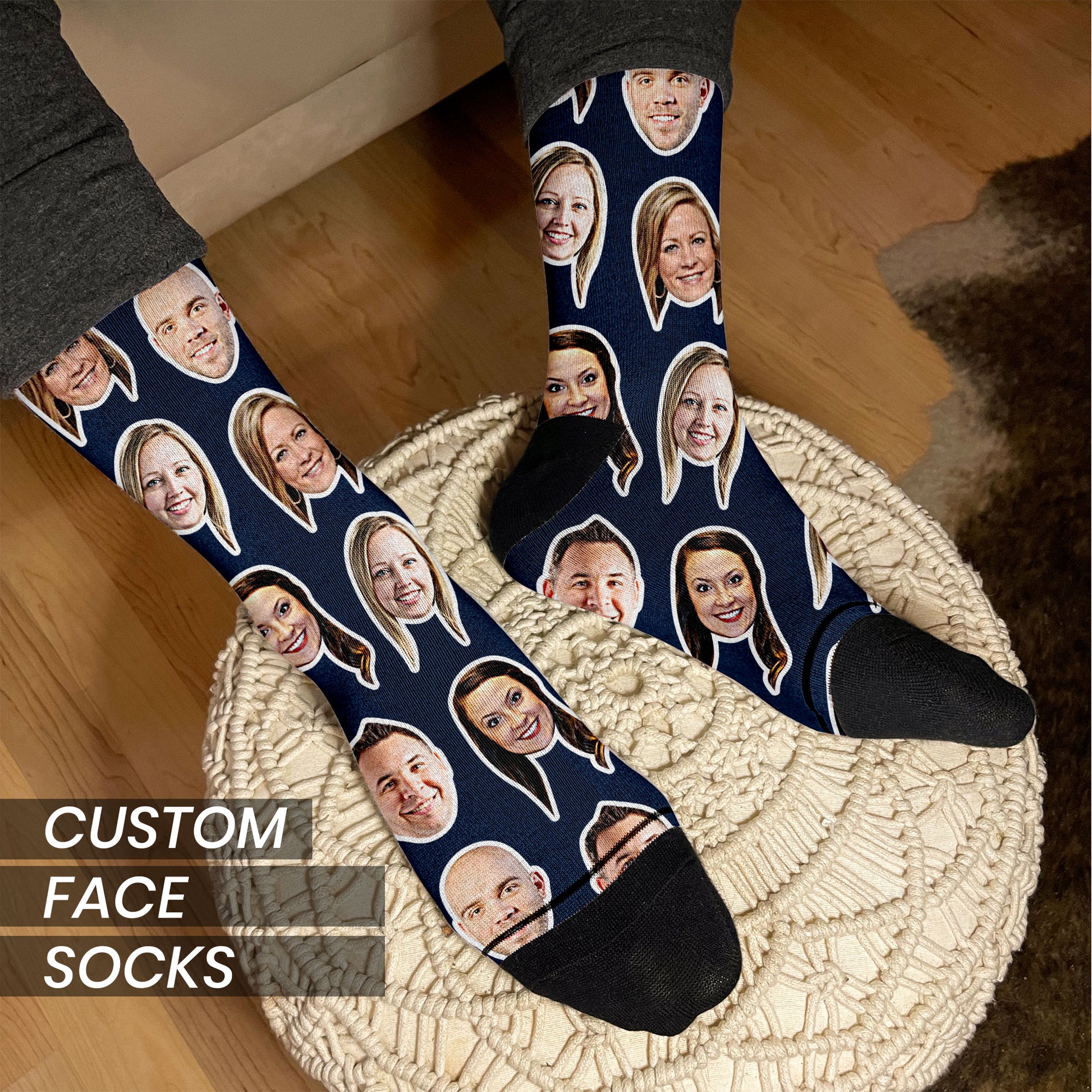 custom face socks