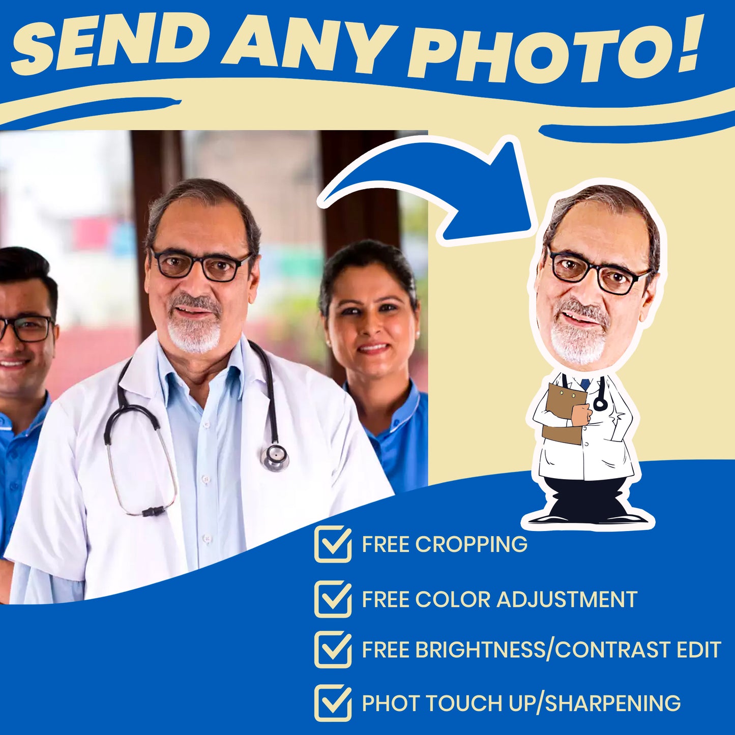 personalized gift socks for doctors