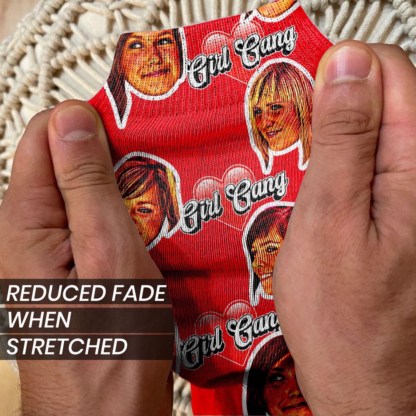 Galentine's Day Gift Custom Face Socks