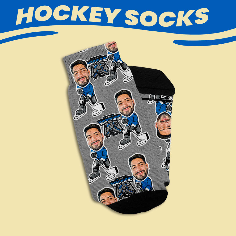 custom hockey gift socks for men hockey team fans nhl