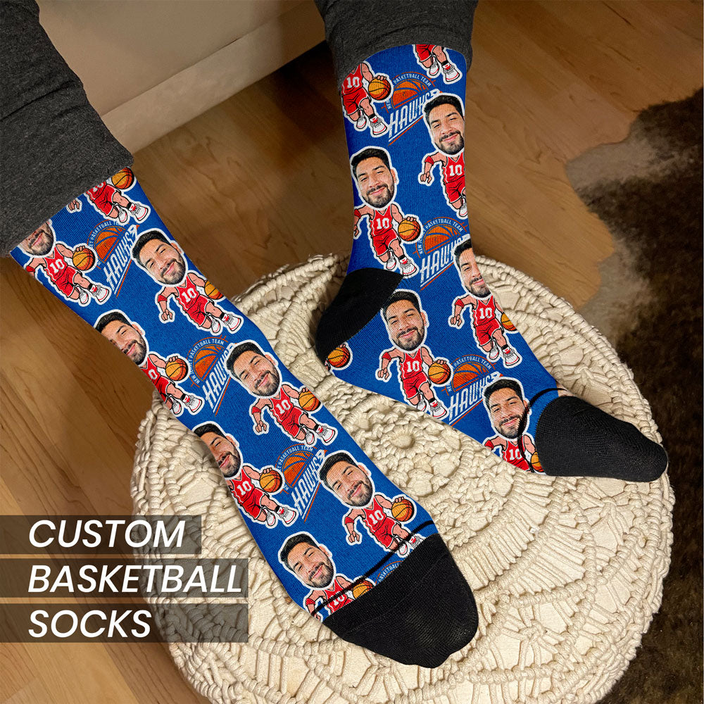 custom basketball socks