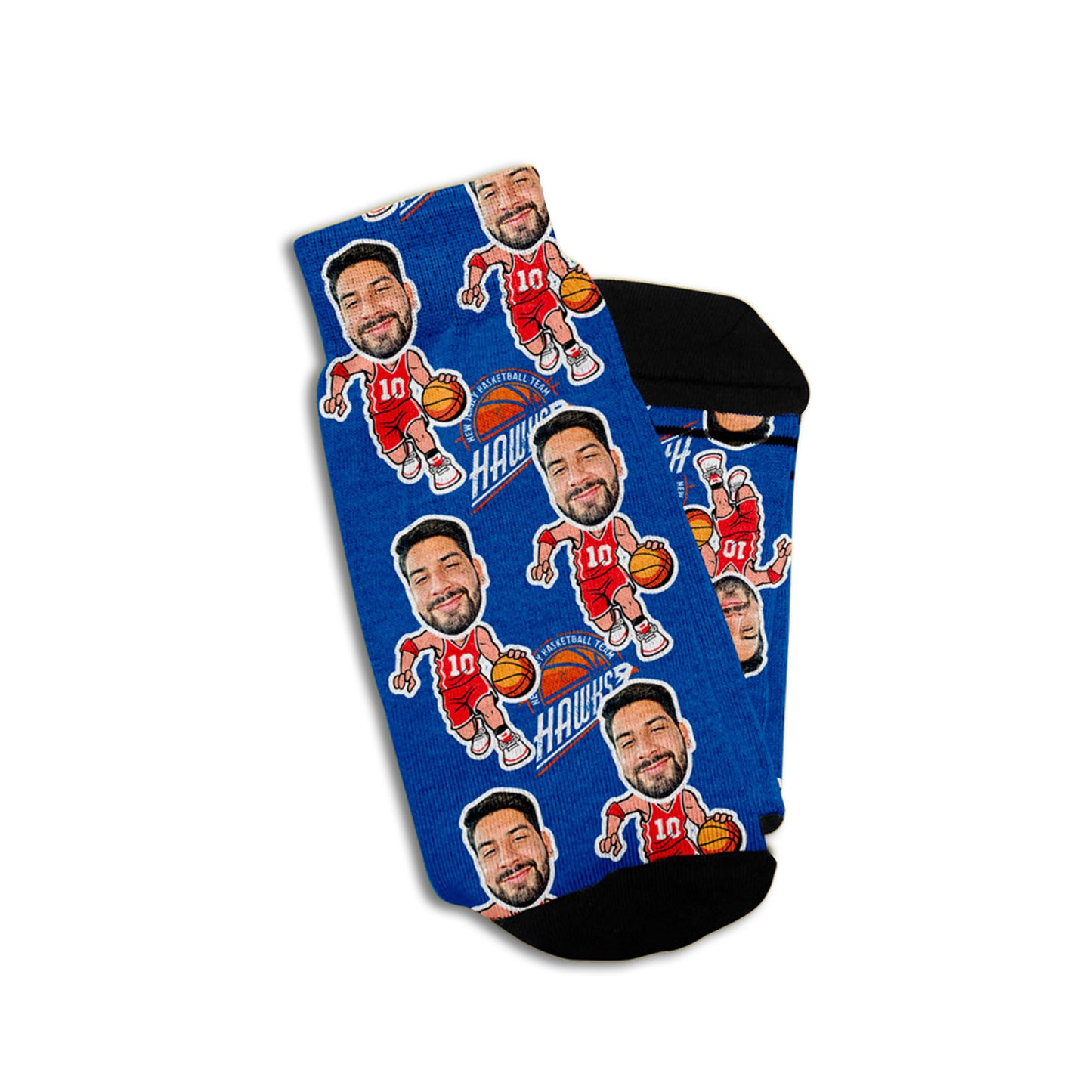 personalized basketball socks for men