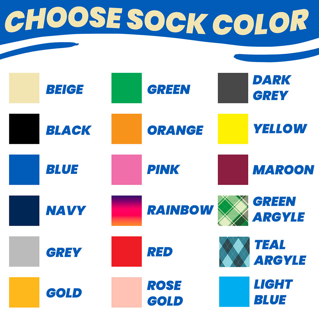 custom golf socks for men