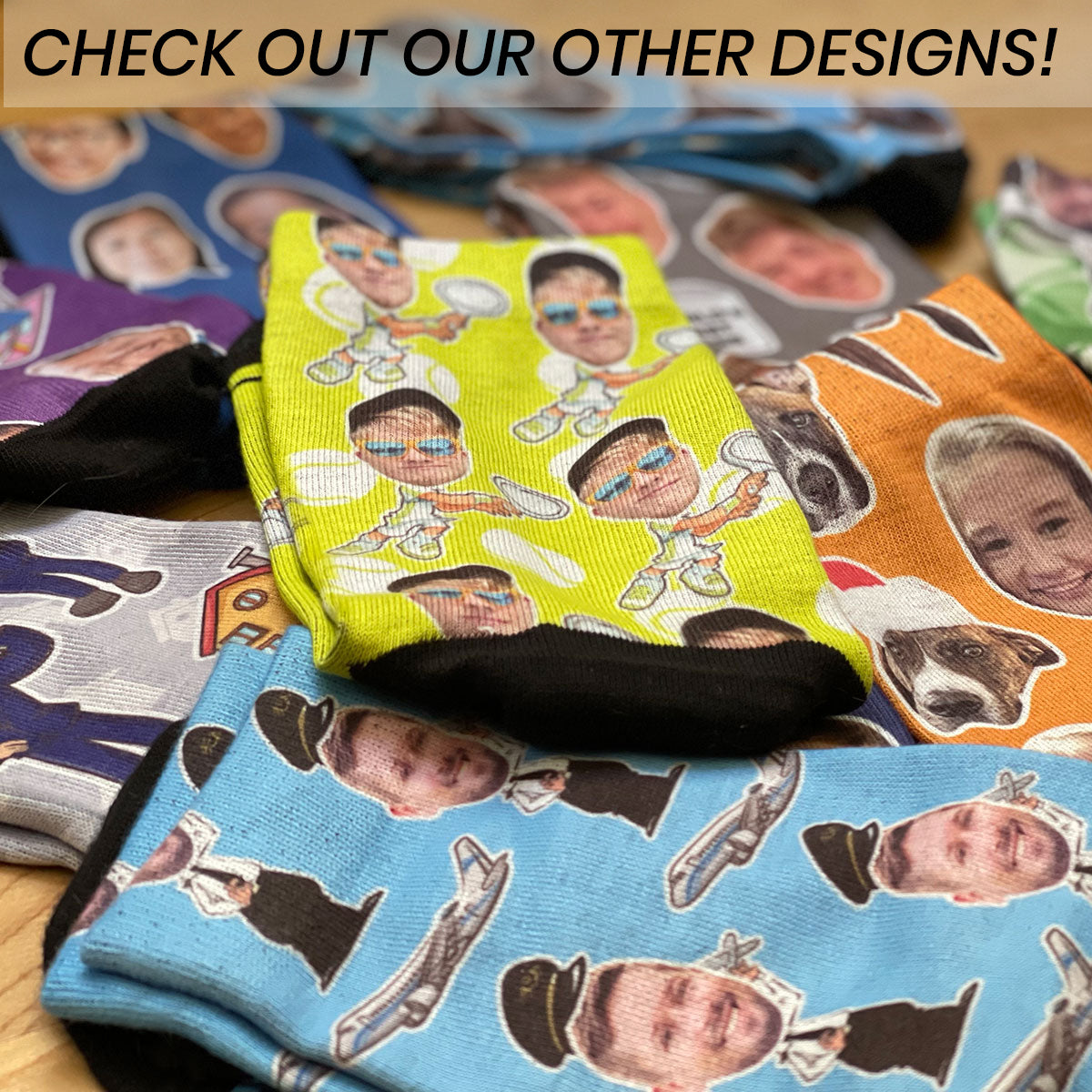 custom face socks for navy soliders