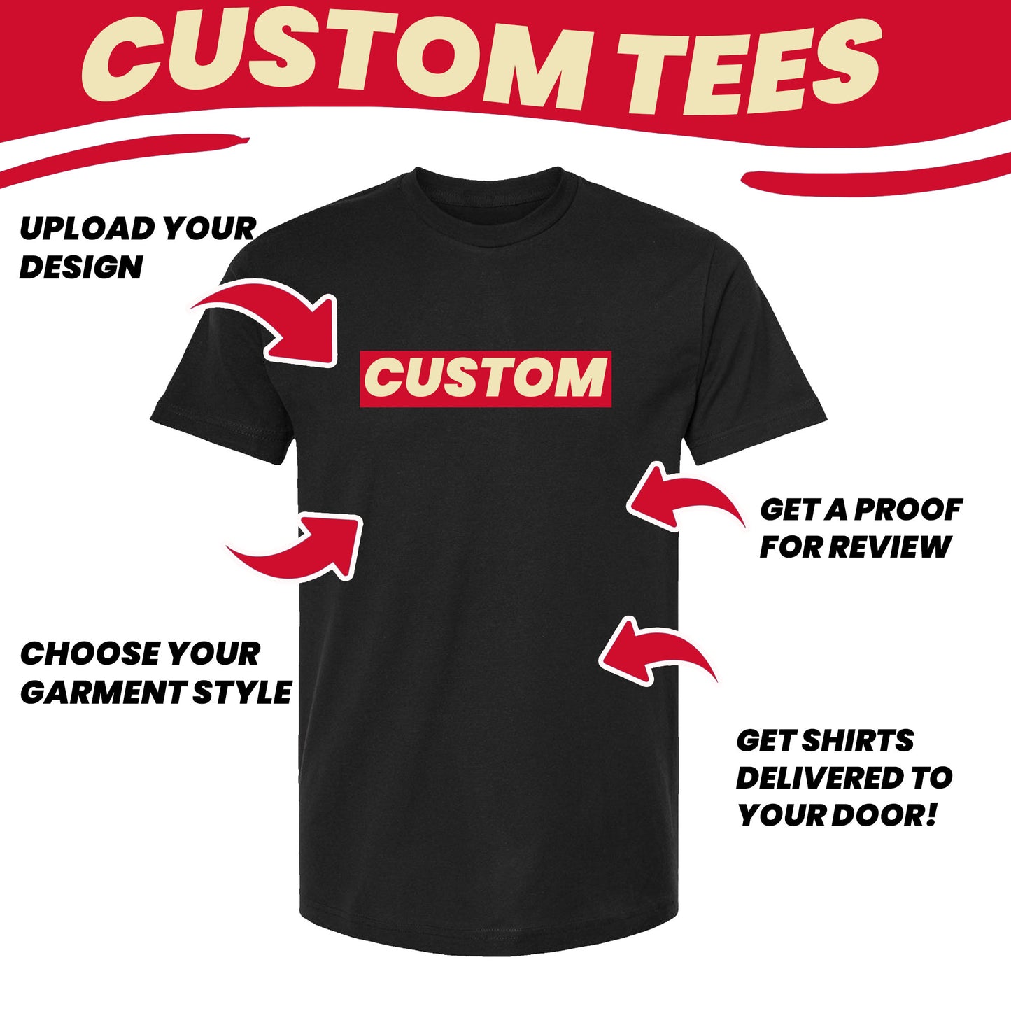Custom Lightweight Economy T-Shirt
