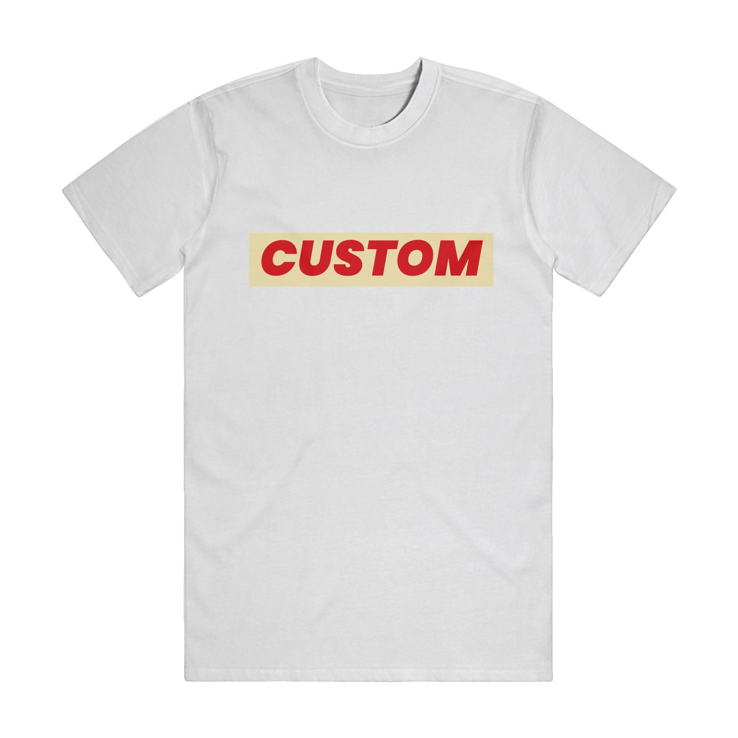 custom short sleeve T-shirt sample no minimums in lunar grey