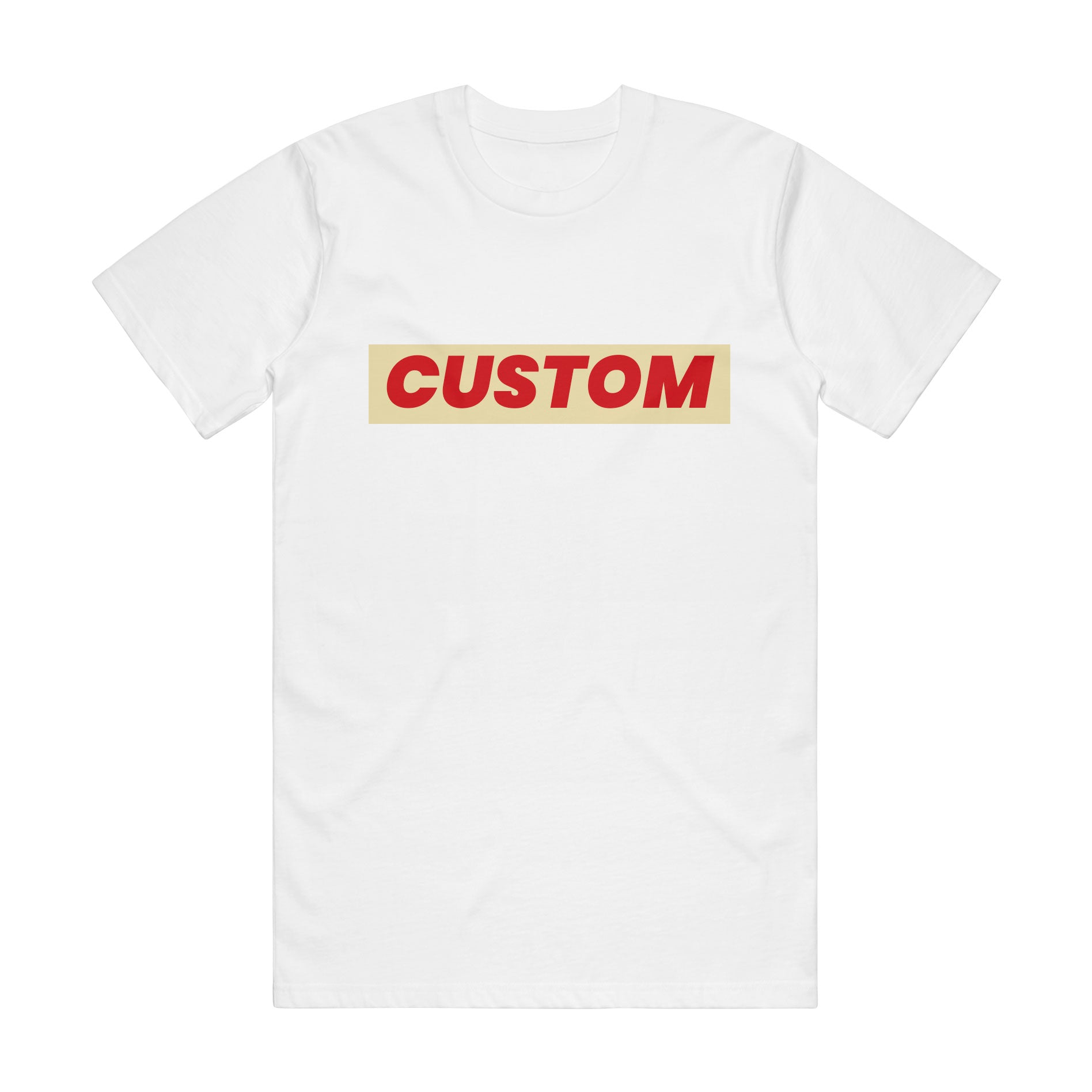 Custom supreme logo store shirt