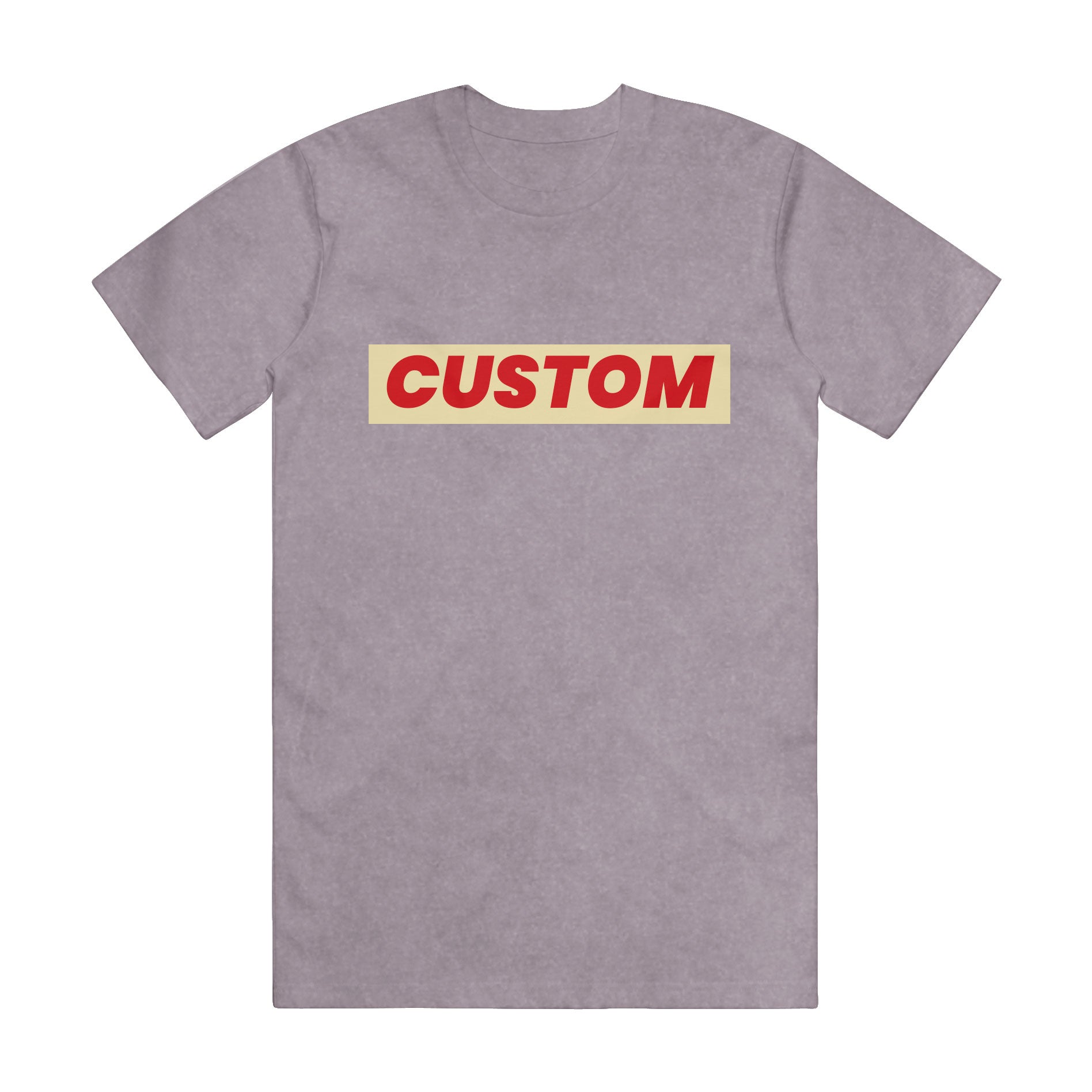 custom short sleeve T-shirt sample no minimums in zinc grey