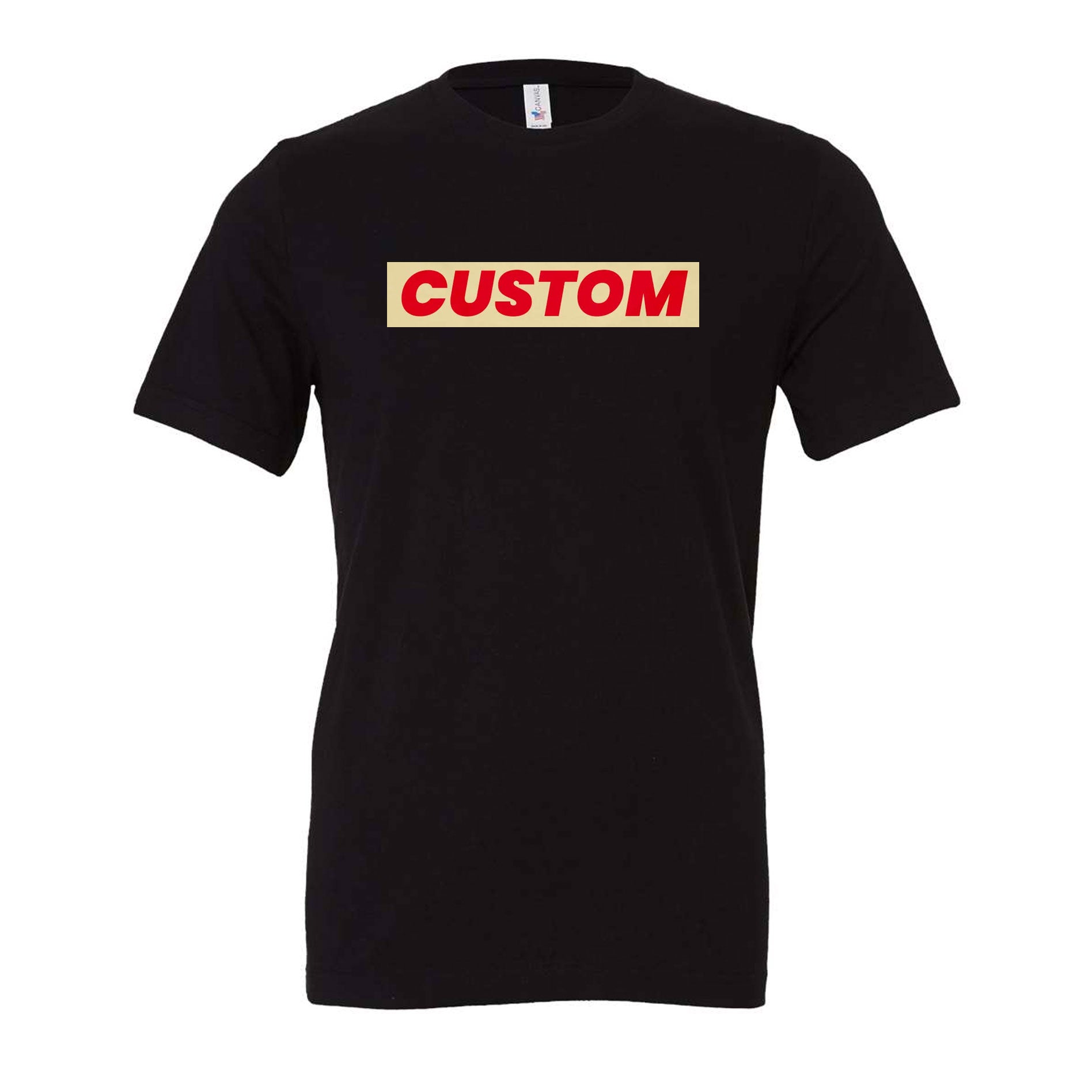 custom t-shirts lightweight and soft from bella canvas los angeles, easy process