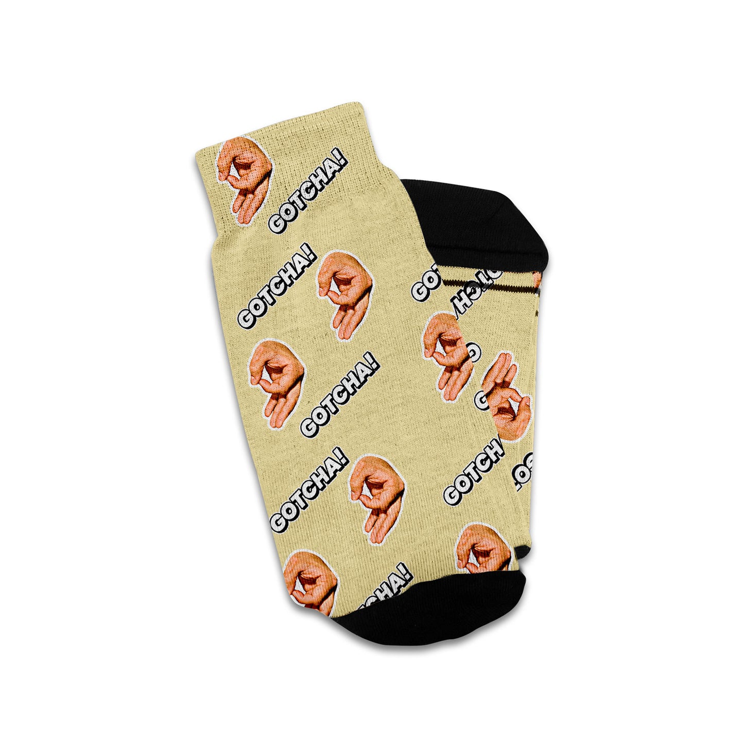 inside joke gift socks personalized with objects and text