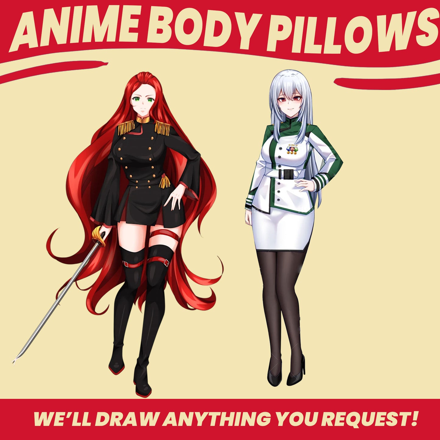 Personalized Anime Body Pillows