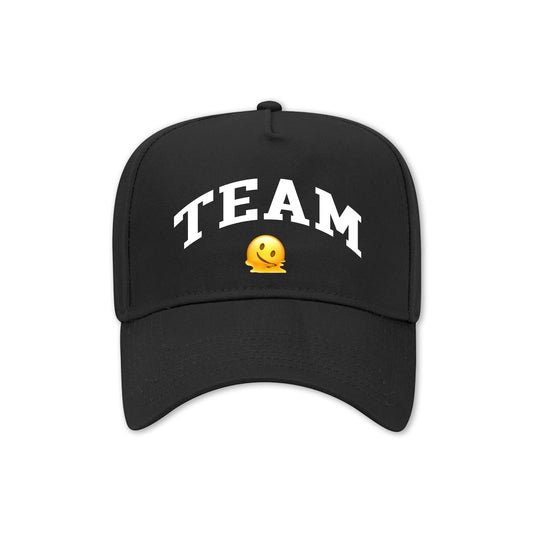 custom cap with emoji and text
