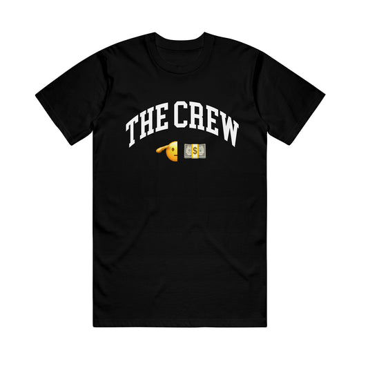custom tshirt with emoji and text in black