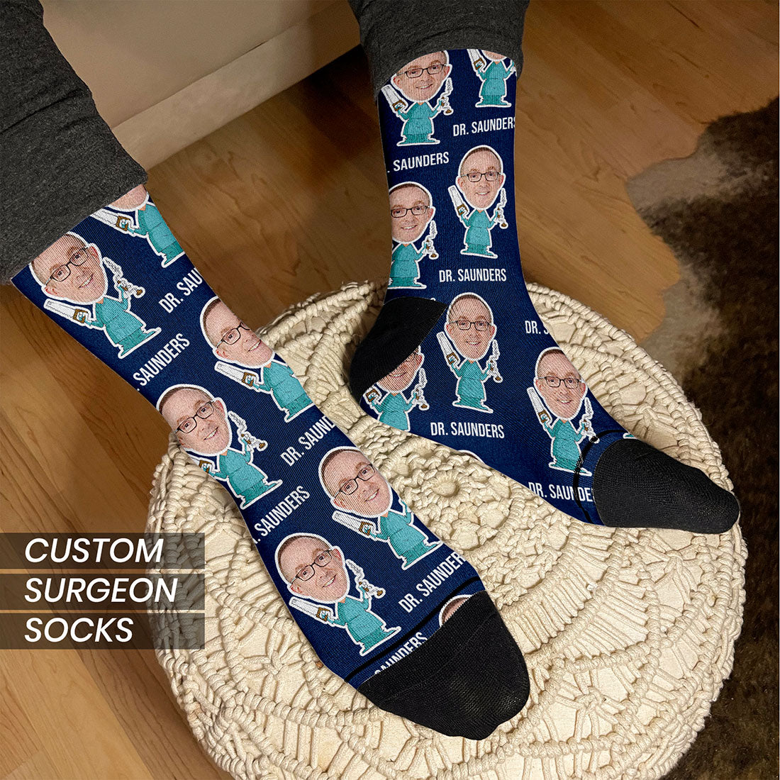Custom Gift Surgeon Socks for Him