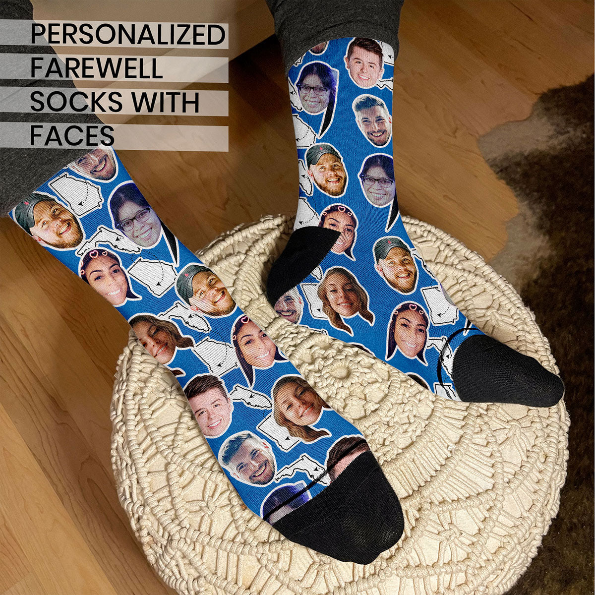 personalized farewell socks 