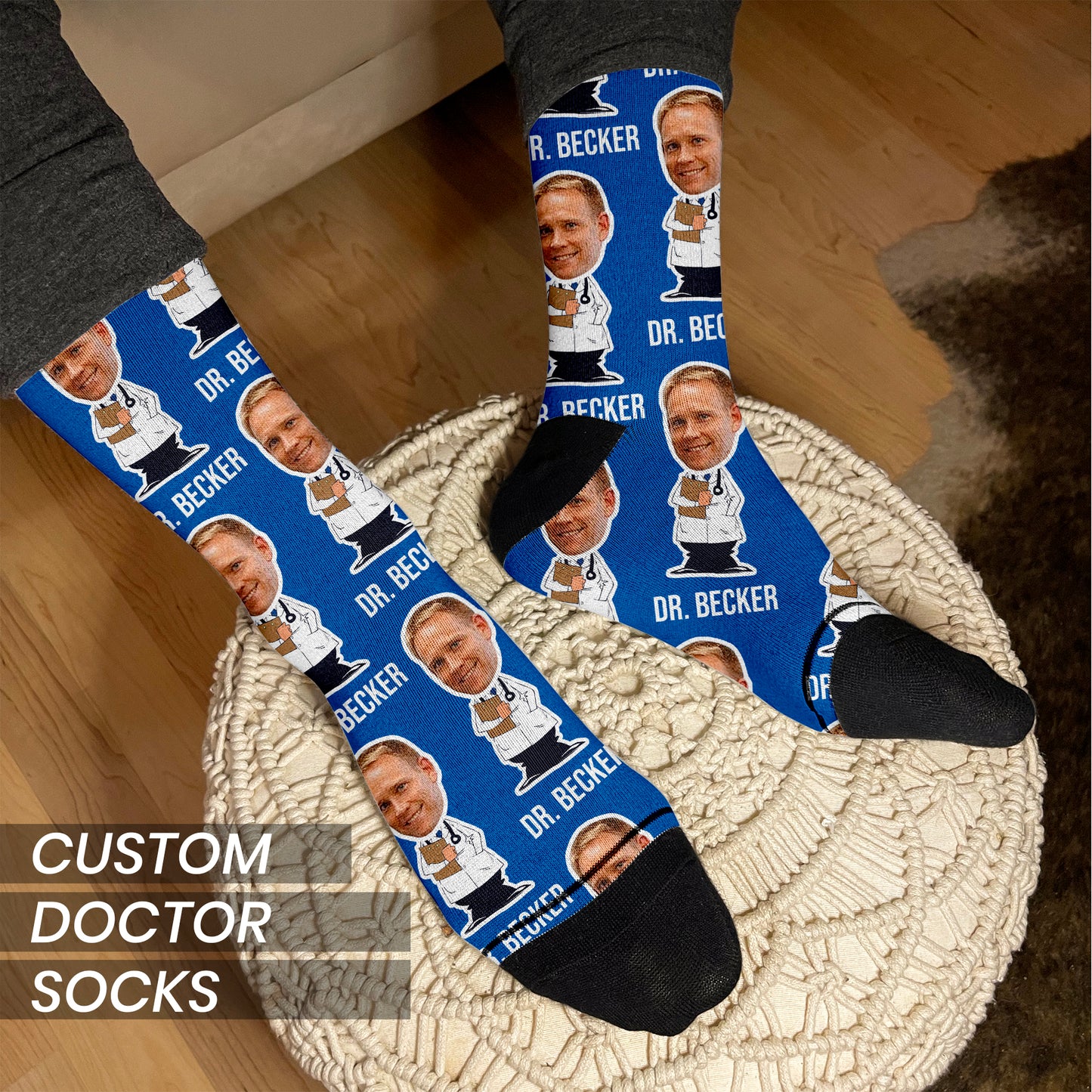 personalized gift socks for docstors
