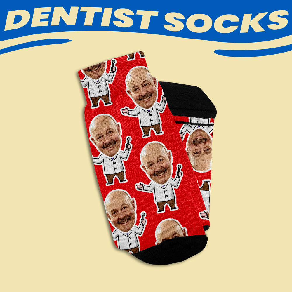 personalized dentist socks for boss