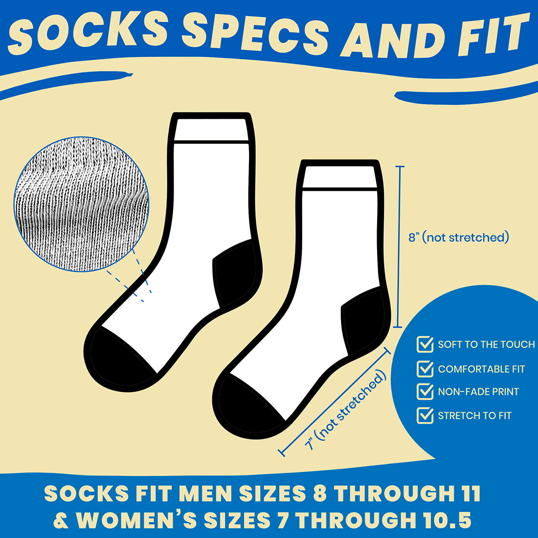 personalized golf socks for men